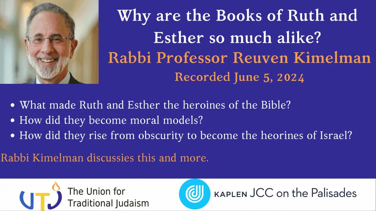 Why are the Books of Ruth and Esther So Much Alike? | UTJ Viewpoints