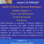 What is the significance of the paradoxical nature of Eikhah? with Rabbi Professor Reuven Kimelman