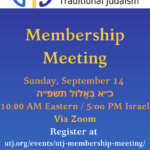 UTJ Membership Meeting